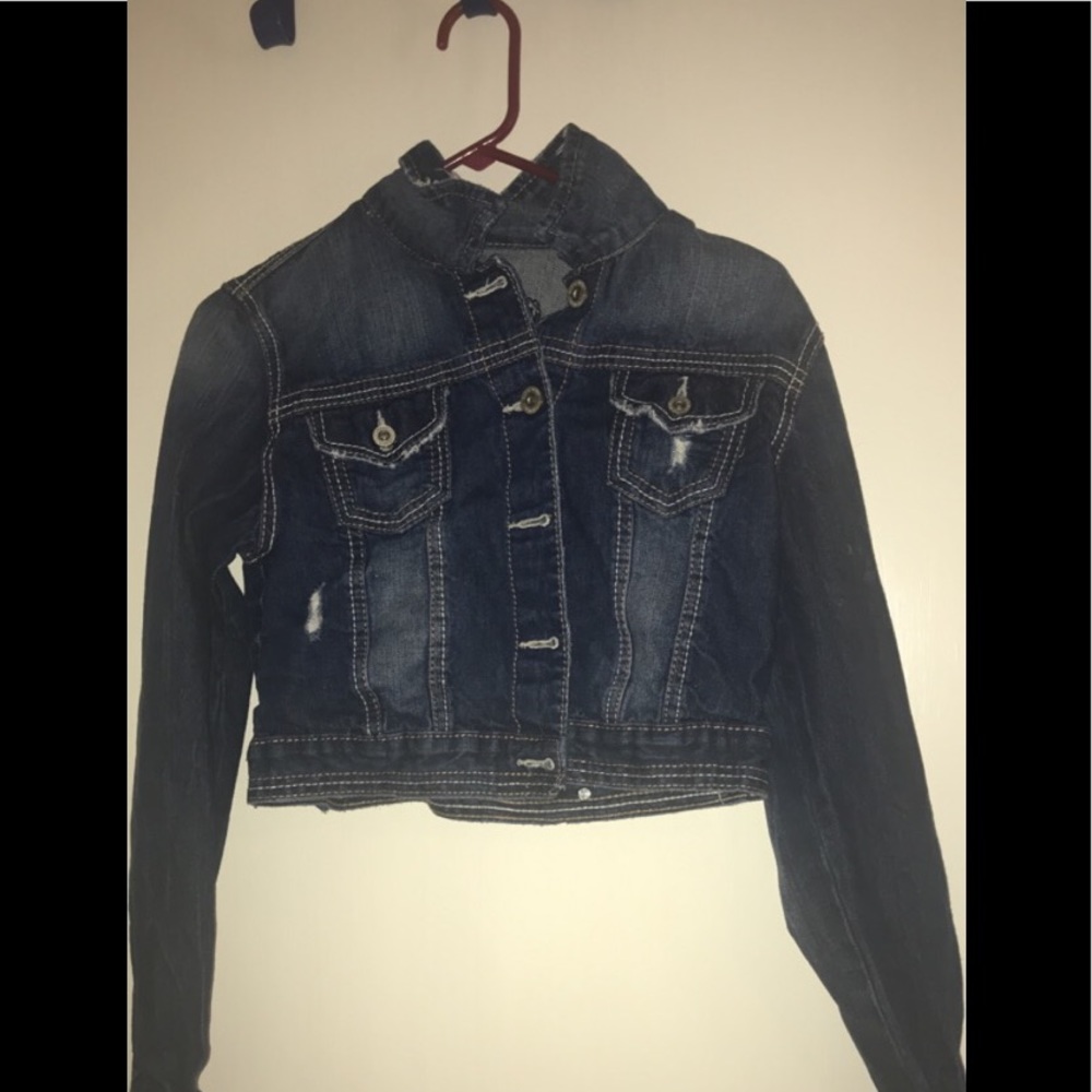 Rue 21 Crop Blue Jean Jacket